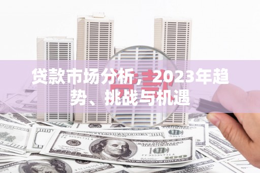 南安贷款市场分析，2023年趋势、挑战与机遇