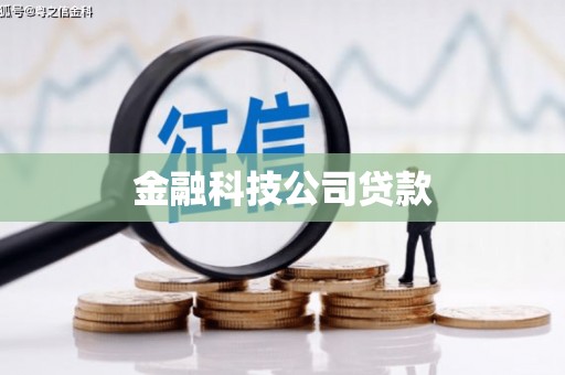 南安金融科技公司贷款