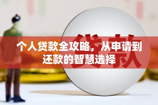 南安个人贷款全攻略，从申请到还款的智慧选择