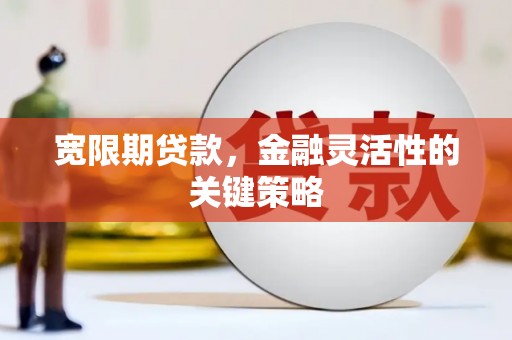 南安宽限期贷款，金融灵活性的关键策略