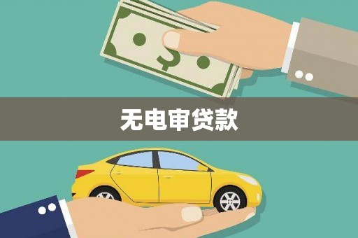 南安无电审贷款