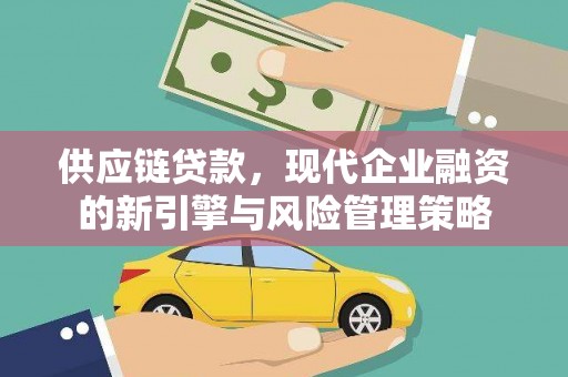 南安供应链贷款，现代企业融资的新引擎与风险管理策略