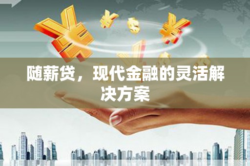 南安随薪贷，现代金融的灵活解决方案