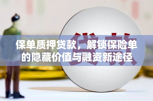 南安保单质押贷款，解锁保险单的隐藏价值与融资新途径