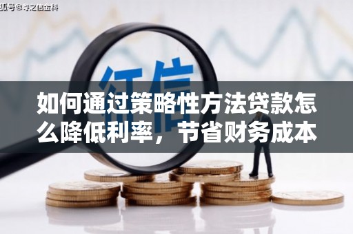 南安如何通过策略性方法贷款怎么降低利率，节省财务成本