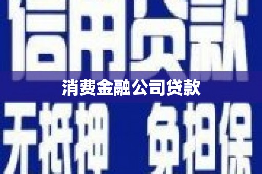 南安消费金融公司贷款