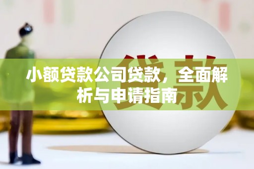 南安小额贷款公司贷款，全面解析与申请指南