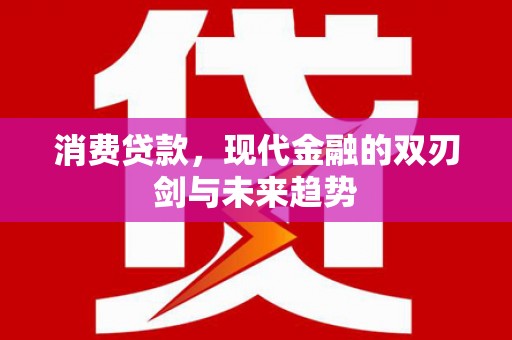 南安消费贷款，现代金融的双刃剑与未来趋势