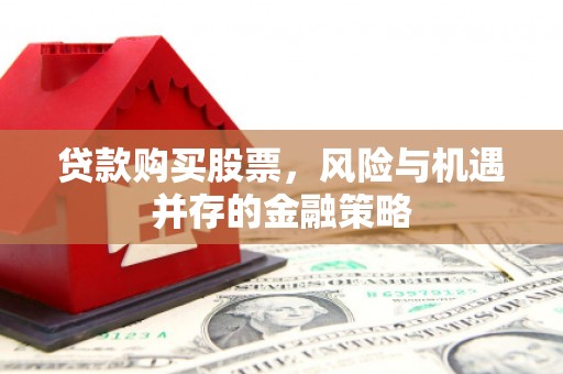 南安贷款购买股票，风险与机遇并存的金融策略