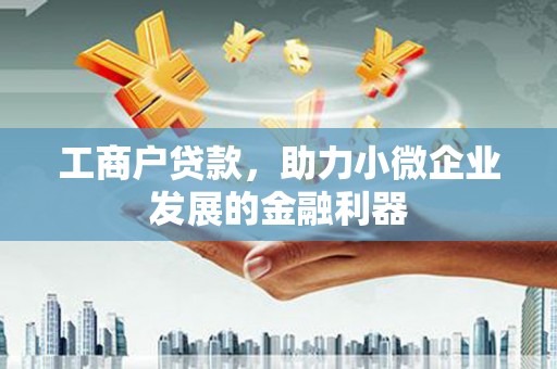 南安工商户贷款，助力小微企业发展的金融利器