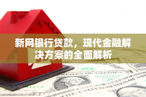 南安新网银行贷款，现代金融解决方案的全面解析