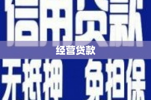 南安经营贷款