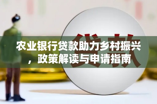 南安农业银行贷款助力乡村振兴，政策解读与申请指南