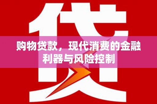 南安购物贷款，现代消费的金融利器与风险控制