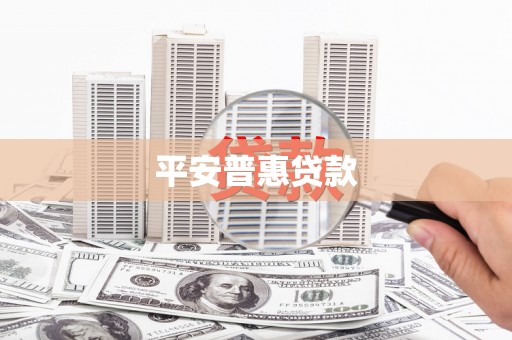 南安平安普惠贷款