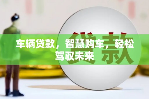 南安车辆贷款，智慧购车，轻松驾驭未来