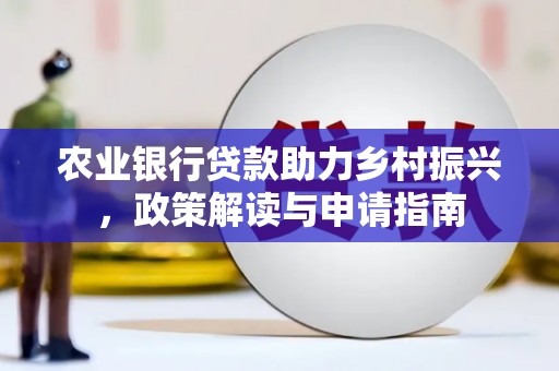 南安农业银行贷款助力乡村振兴，政策解读与申请指南