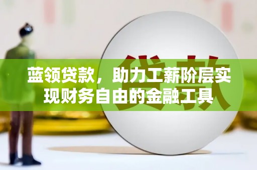 南安蓝领贷款，助力工薪阶层实现财务自由的金融工具