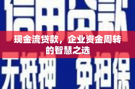 南安现金流贷款，企业资金周转的智慧之选