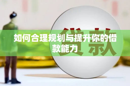 南安如何合理规划与提升你的借款能力