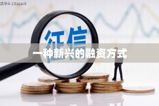 南安一种新兴的融资方式